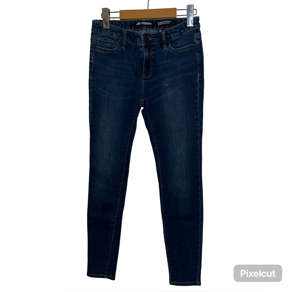 Joe Fresh Women's Dark Blue Skinny Jeans
